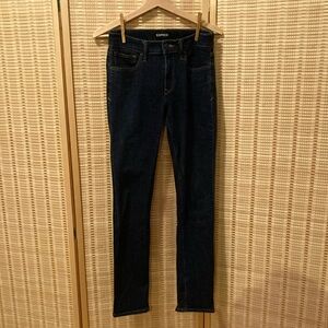 Express Women's Dark Blue Jeans
